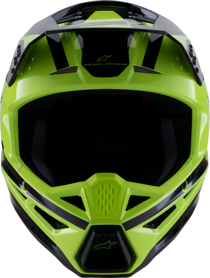 ALPINESTARS SM3 Helmet - Heat - Gloss Yellow Fluo/Black - Medium 8301026-5011-M
