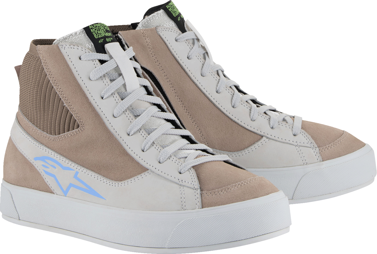 ALPINESTARS Stella Stated Podium Shoes - White/Brown - US 7 / EU 38.5 2540224-2008-7