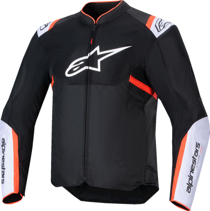 ALPINESTARS T-SPS Air v2 Jacket - Black/White/Red Fluo - 3XL 3301025-1231-3XL