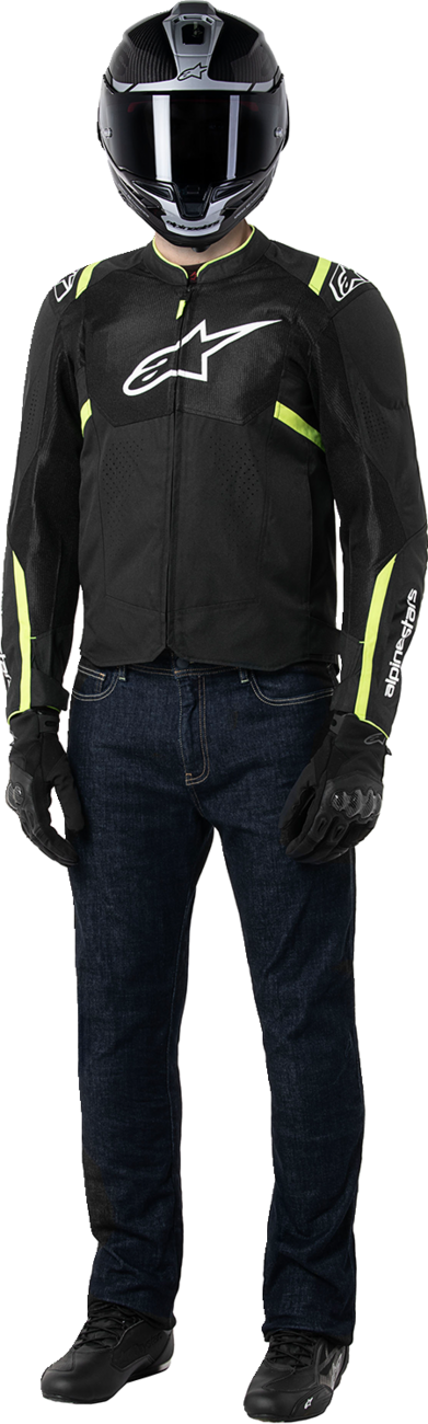 ALPINESTARS T-SPS Air v2 Jacket - Black/Yellow Fluo - XL 3301025-155-XL