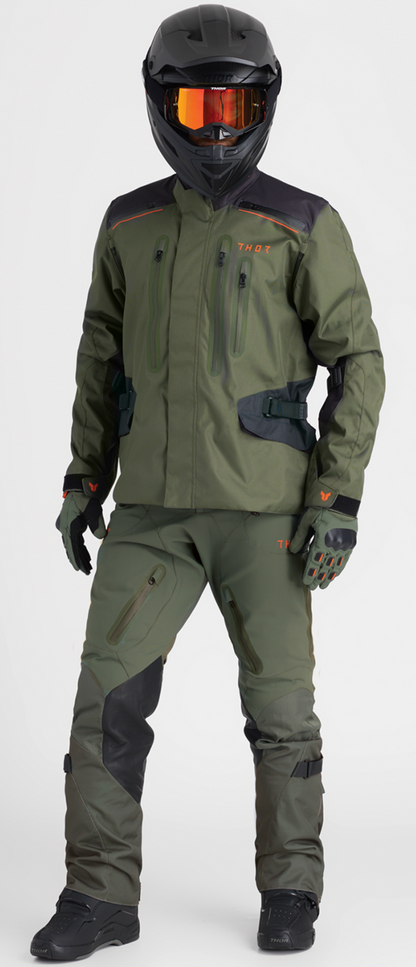 THOR Range Jacket - Army/Orange - 2XL 2920-0841