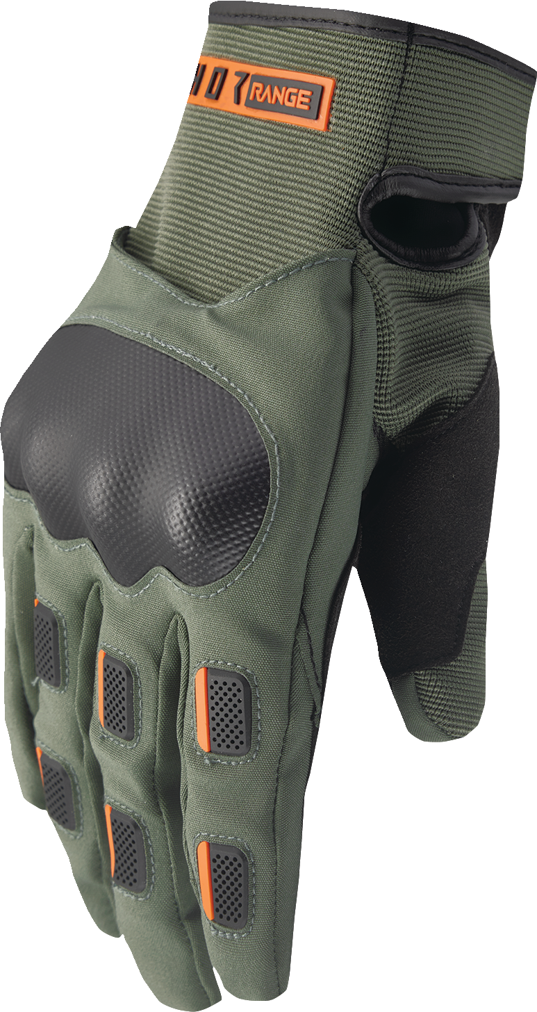 THOR Range Gloves - Army/Orange - XL 3330-8267