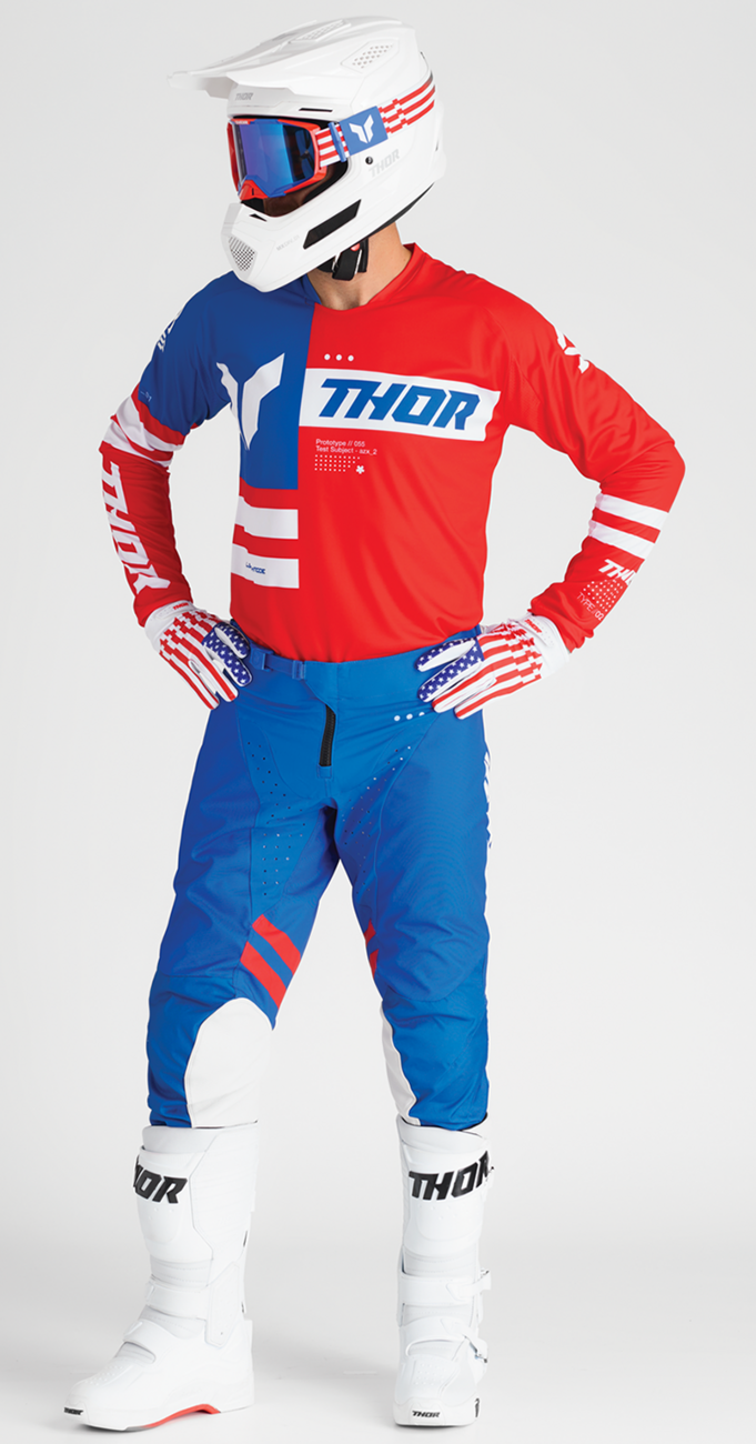 THOR Launchmode Patriot Pants - Red/White/Blue - US 34 2901-11990
