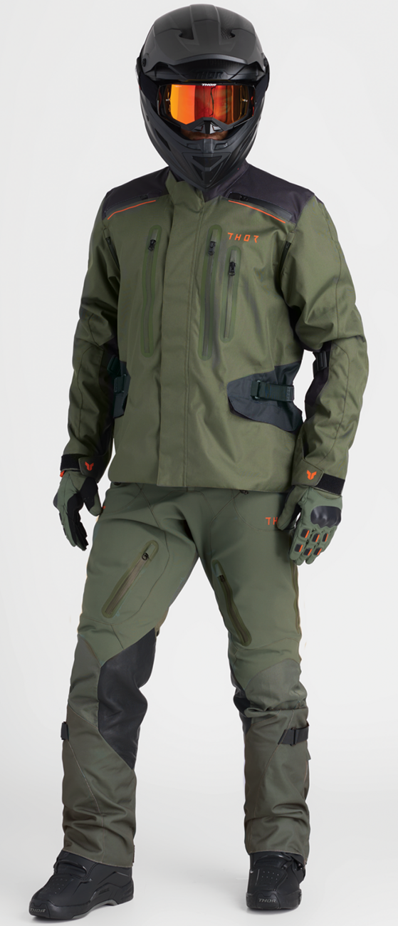 THOR Range Jacket - Army/Orange - XL 2920-0840
