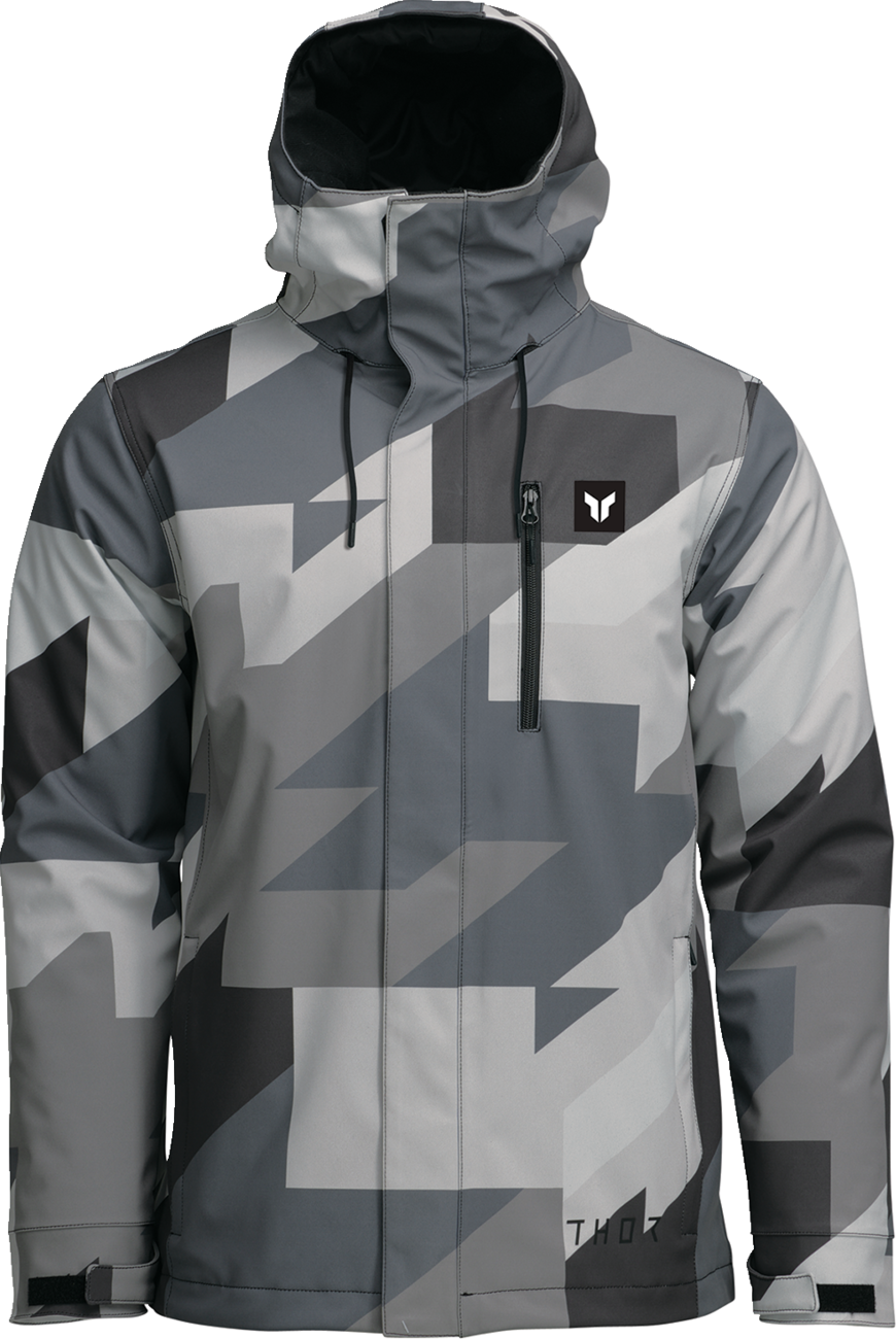 THOR Brave Tour Jacket - Gray/Black Camo - Large 2920-0863