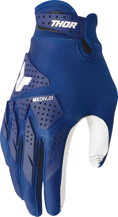 THOR Launchmode XP Gloves - Navy - Medium 3330-8177