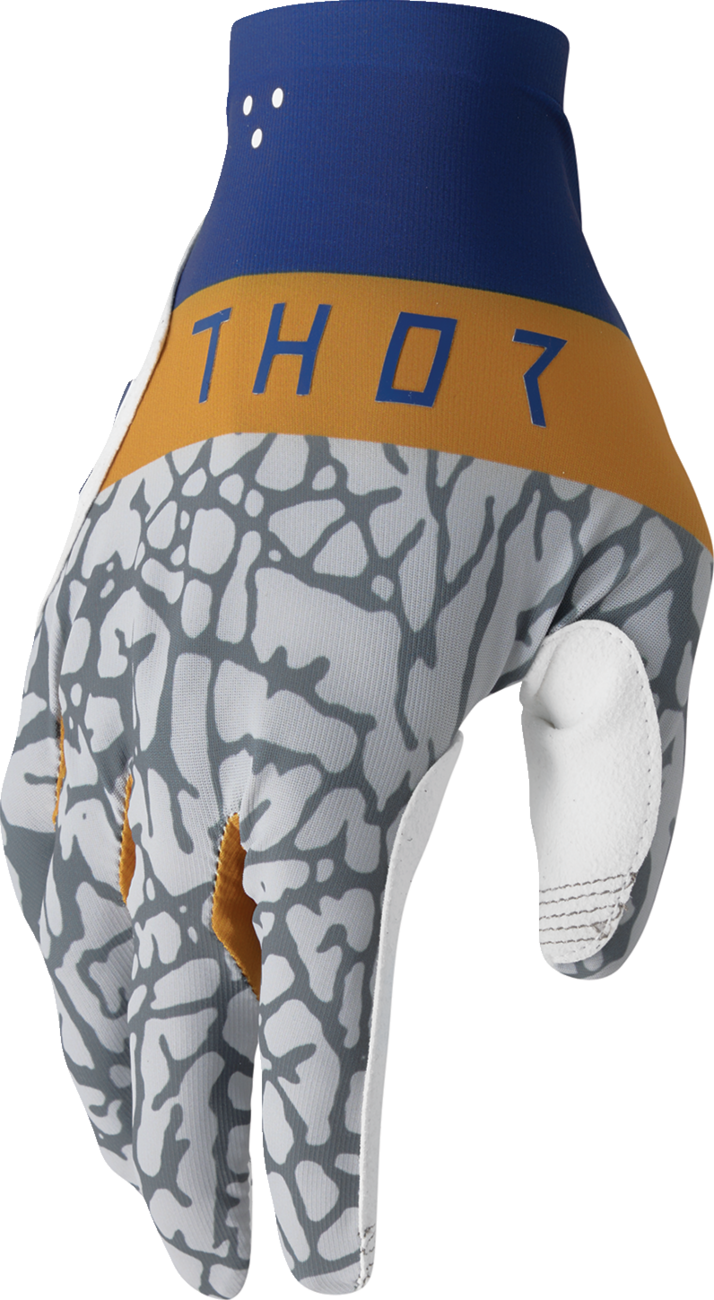THOR Sportmode Bravo Gloves - Navy/Copper - XS 3330-8236