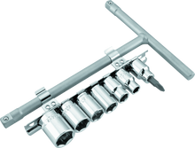 BikeMaster 3/8in Drive T-handle Set (8mm/10mm/12mm/13mm/14mm/17mm/#2 Phillips)