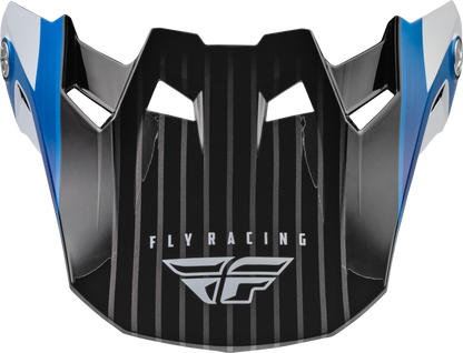 Formula Carbon Prime Visor Blue/White/Blue Carbon Yl/Sm