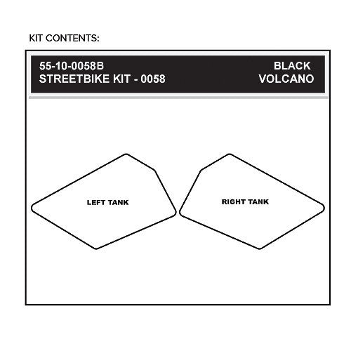 Stompgrip Streetbike Kit - Volcano - 0058