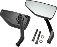 CIRO Mirrors - Chicane - Side View - Black - Left/Right - Pair 55020