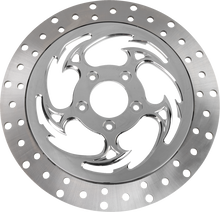 RC COMPONENTS Floating Brake Rotor - Front Left - Savage - 320 mm - Chrome ZSSCOG320A-85C-LF2K