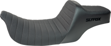 SLYFOX High Noon Seat - Vinyl - Classic Stitch - Black Logo - FL '97-'07 4702A-SlyFox