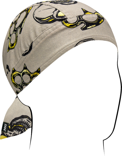 ZAN HEADGEAR Flydanna® Head Wrap - Greige Spiked Brass Knuckles Z211