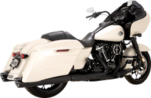 VANCE & HINES Razorback 450 Slip-On Mufflers - Black - M8 Bagger 47960