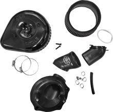 S&S CYCLE Stealth Air Cleaner Kit with Cover - Black - Indian 170-0777