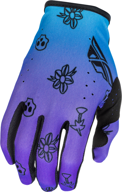 Lite Outline Gloves Purple/Blue/Black 2x