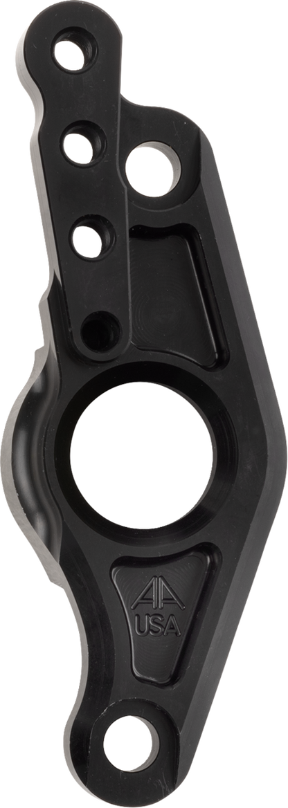 ALLOY ART Swingarm Pivot Block - Rear - Black Anodized M8PB-2