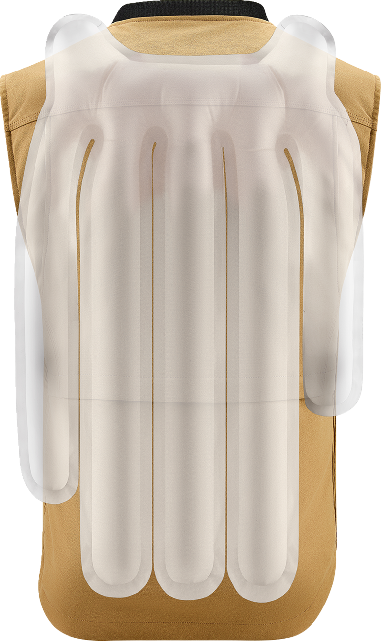 ALPINESTARS TECH-AIR Tech-Air® 3 v2 Canvas Vest - Tan - XS 6505125-86-XS