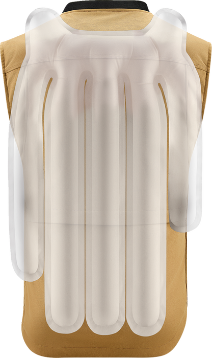 ALPINESTARS TECH-AIR Tech-Air® 3 v2 Canvas Vest - Tan - Medium 6505125-86-M