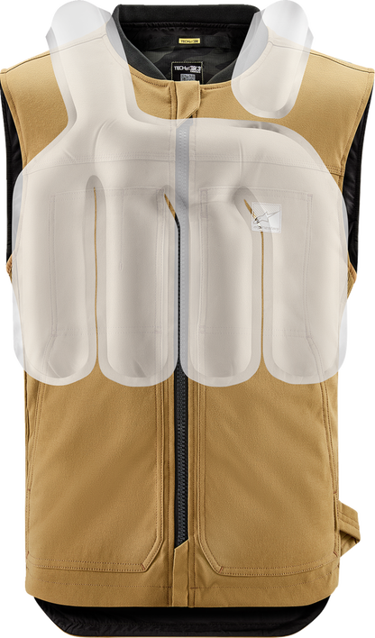 ALPINESTARS TECH-AIR Tech-Air® 3 v2 Canvas Vest - Tan - Medium 6505125-86-M