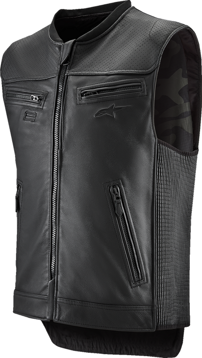 ALPINESTARS TECH-AIR Tech-Air® 3 v2 Leather Vest - Black - Small 6505225-10-S