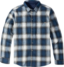 AMERICAN BIKER American Biker Mr Piston Flannel Shirt - Blue - 2XL ABBPISTON02ST61BL2R
