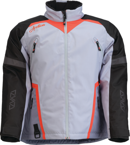 ARCTIVA Women's Pivot 8 Insulated Jacket - Gray/Coral - Large 3121-0861