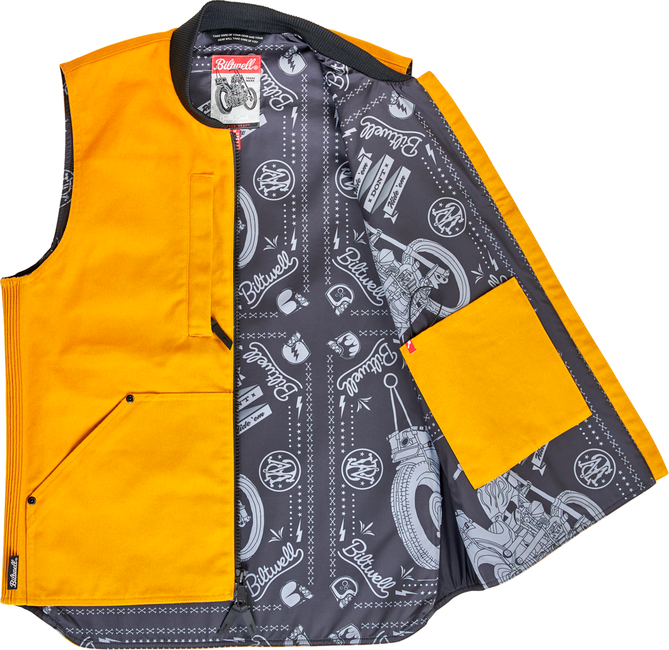 BILTWELL 4 Speed Vest - Gold - XL 8150-120-005