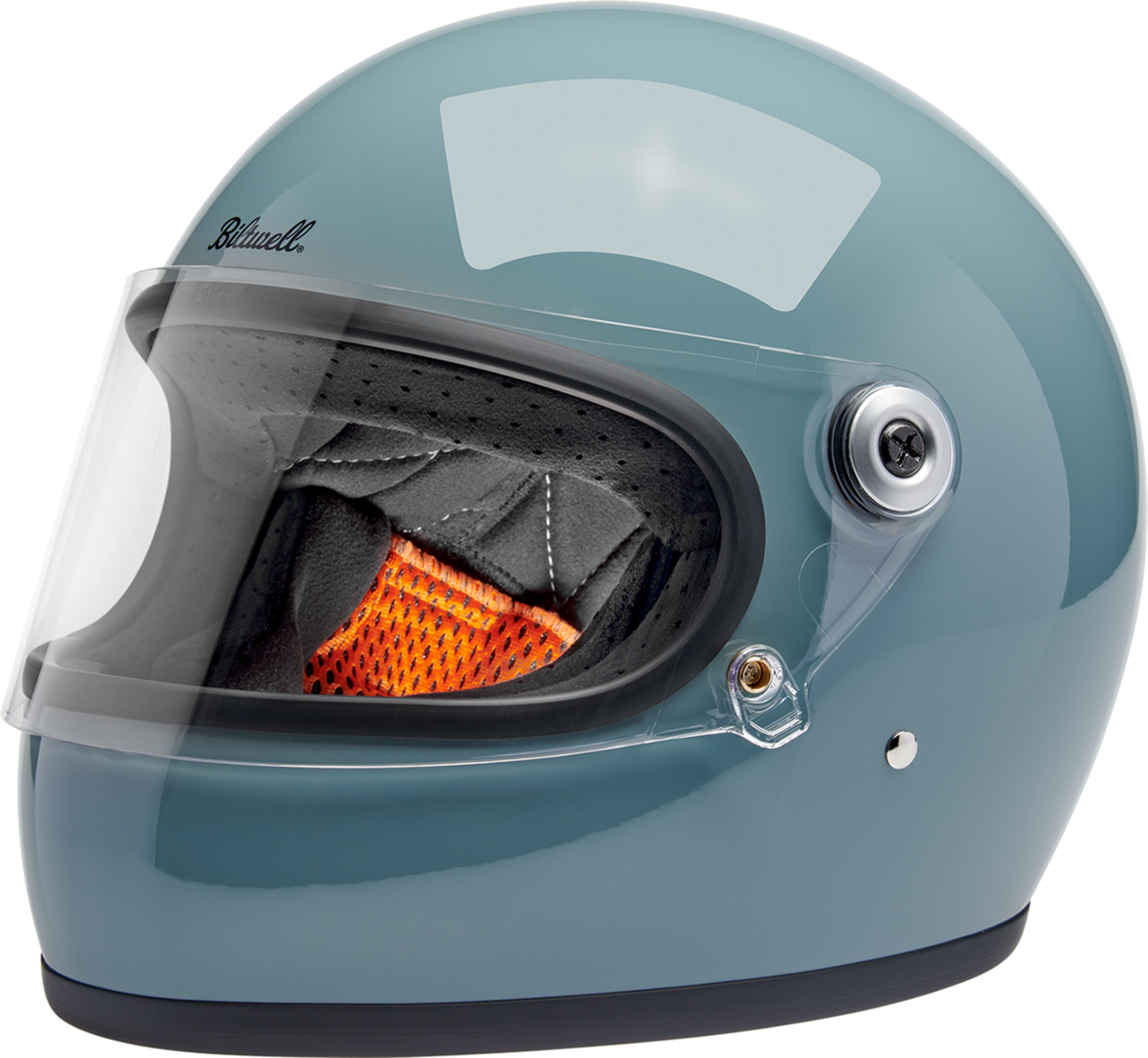 BILTWELL Gringo S Helmet - Gloss Agave Blue - Large 1003-134-504