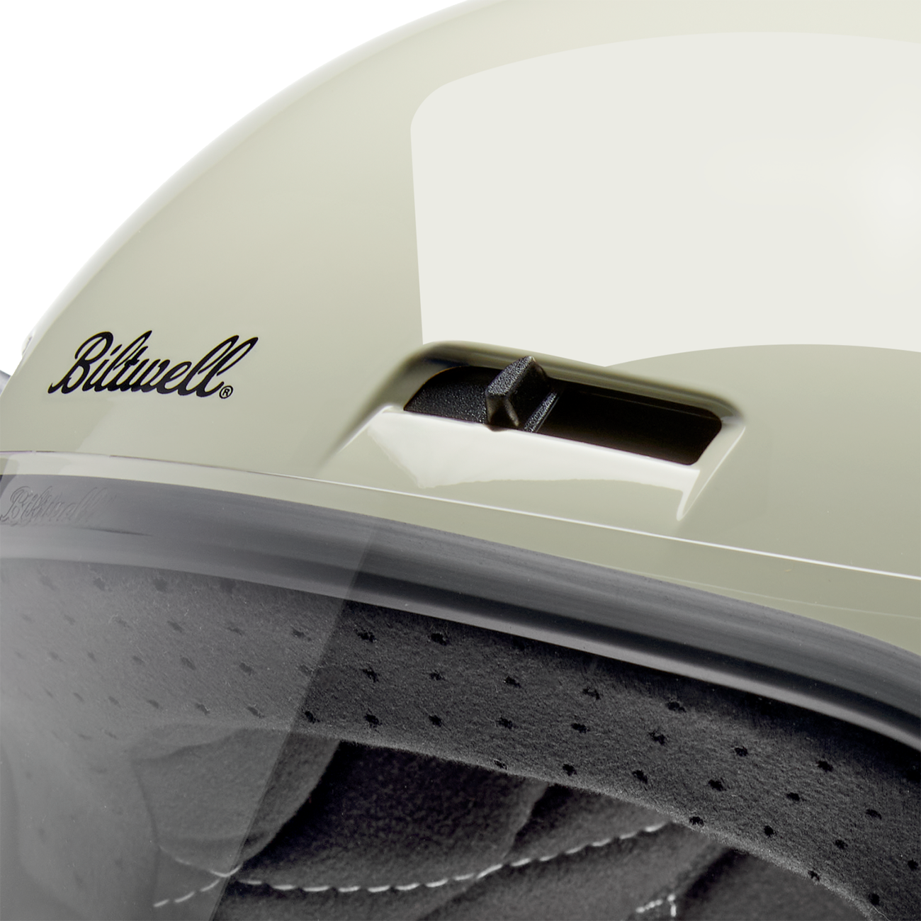 BILTWELL Gringo SV Helmet - Gloss Chalk Gray - Medium 1006-196-503