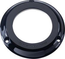 BARNETT Derby Cover - Clear Black - Big Twin 343-30-44090