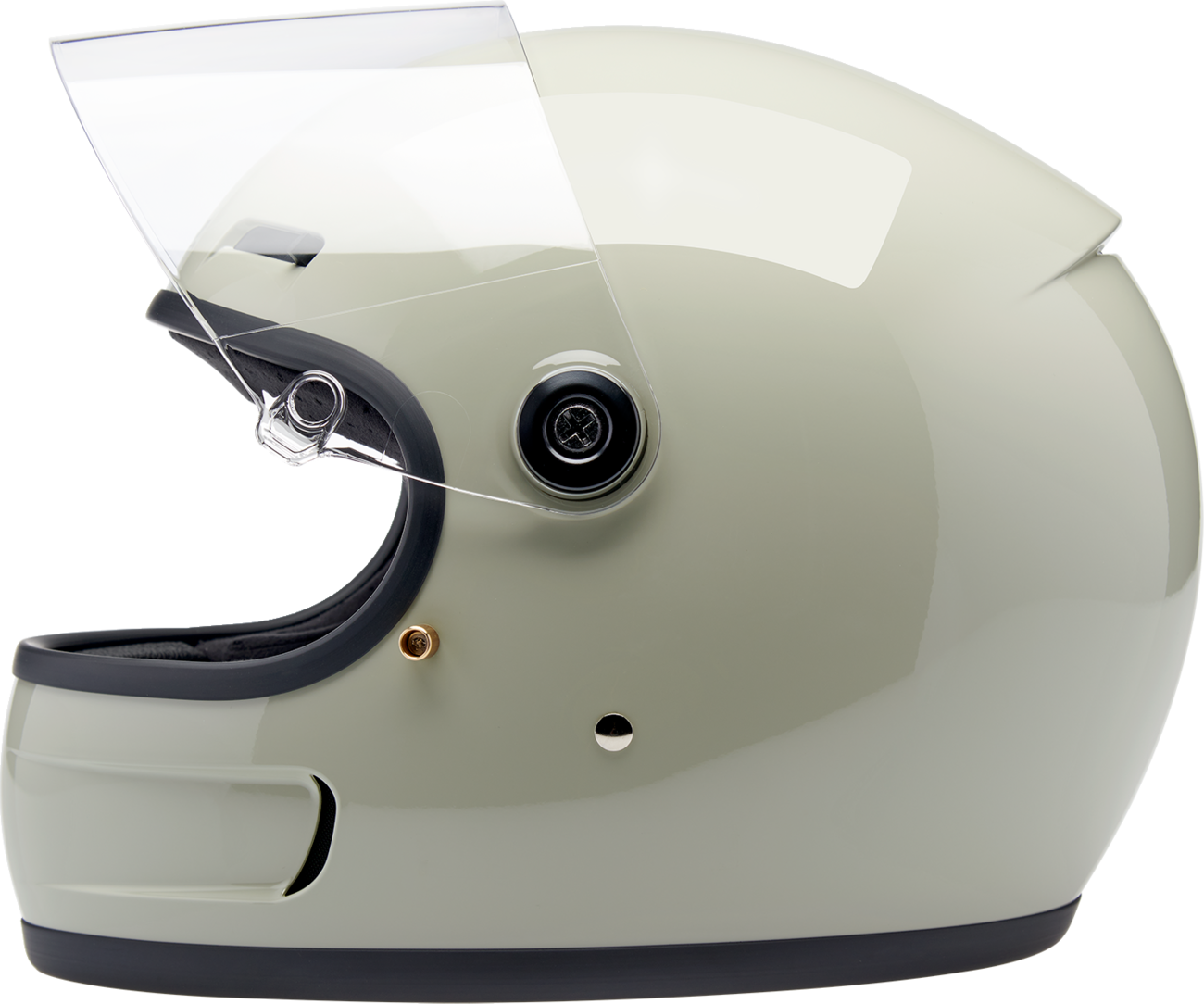 BILTWELL Gringo SV Helmet - Gloss Chalk Gray - Small 1006-196-502