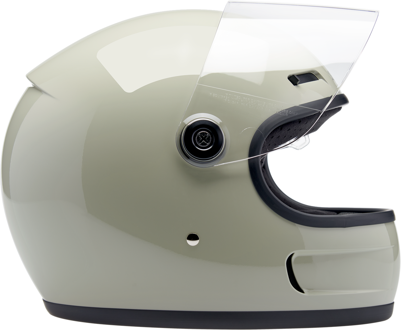 BILTWELL Gringo SV Helmet - Gloss Chalk Gray - Small 1006-196-502
