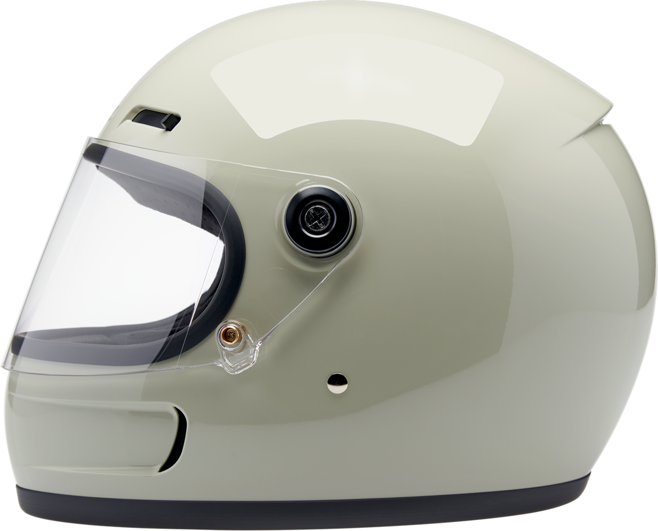 BILTWELL Gringo SV Helmet - Gloss Chalk Gray - Large 1006-196-504