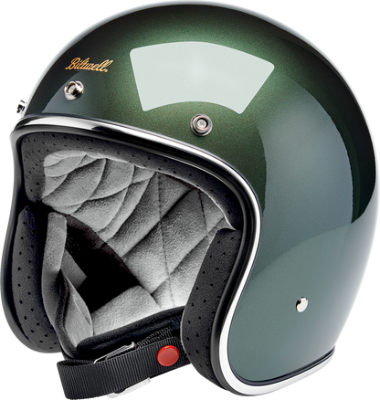 BILTWELL Bonanza Helmet - Metallic Sierra Green - XS 1001-324-201