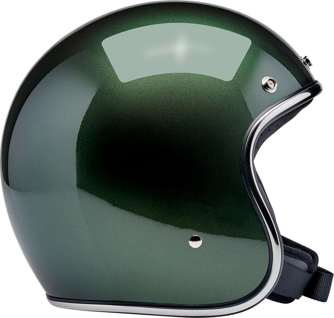 BILTWELL Bonanza Helmet - Metallic Sierra Green - Medium 1001-324-203