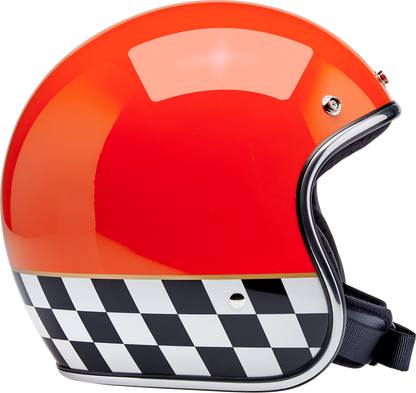 BILTWELL Bonanza Helmet - Competition - Orange - Large 1001-590-204
