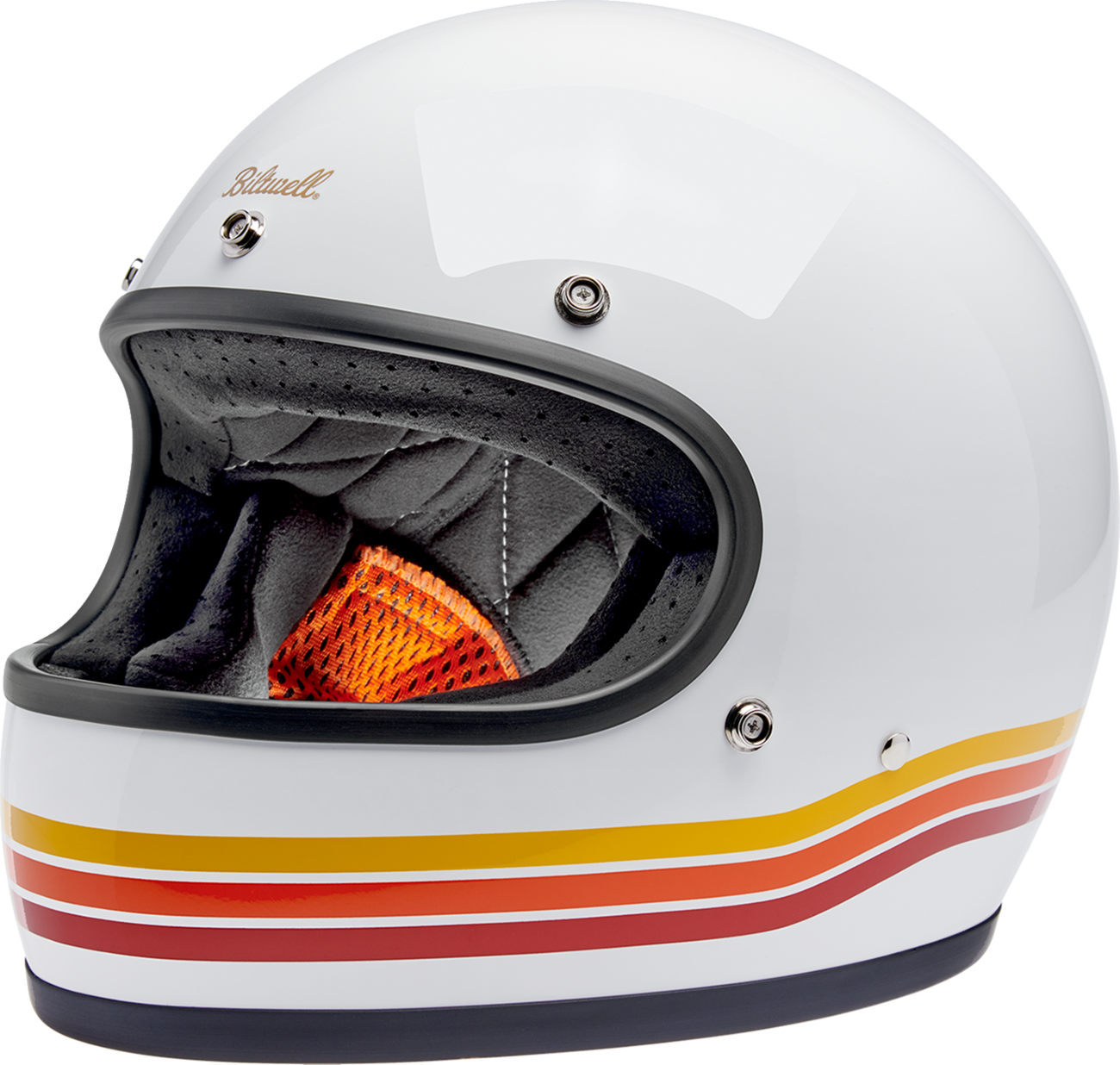 BILTWELL Gringo Helmet - Sunset Spectrum - Large 1002-591-504