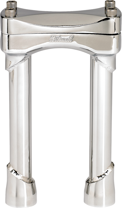 BILTWELL Murdock Handlebar Risers - 8" - Chrome 6403-105-08