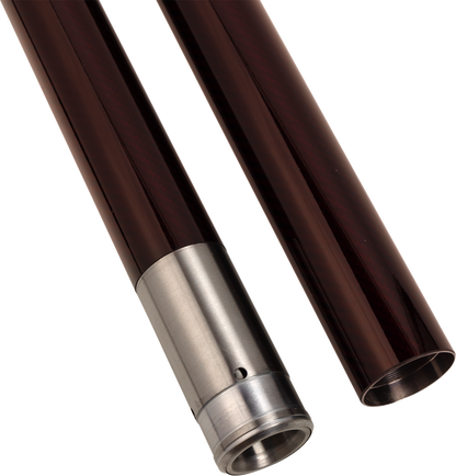 CUSTOM CYCLE ENGINEERING Fork Tubes - 49 mm - 23.75" - Deep Red 716100