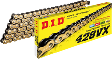 DID 428 VX - Drive Chain - 130 Links - Gold and Black 428VXG130FB