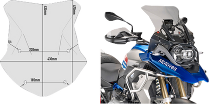 GIVI Windshield - Smoke - BMW 5124D