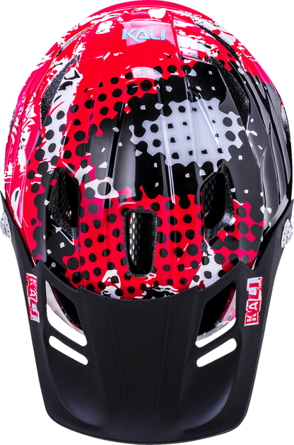 KALI Child Maya Helmet - Punk - Red 0221925212