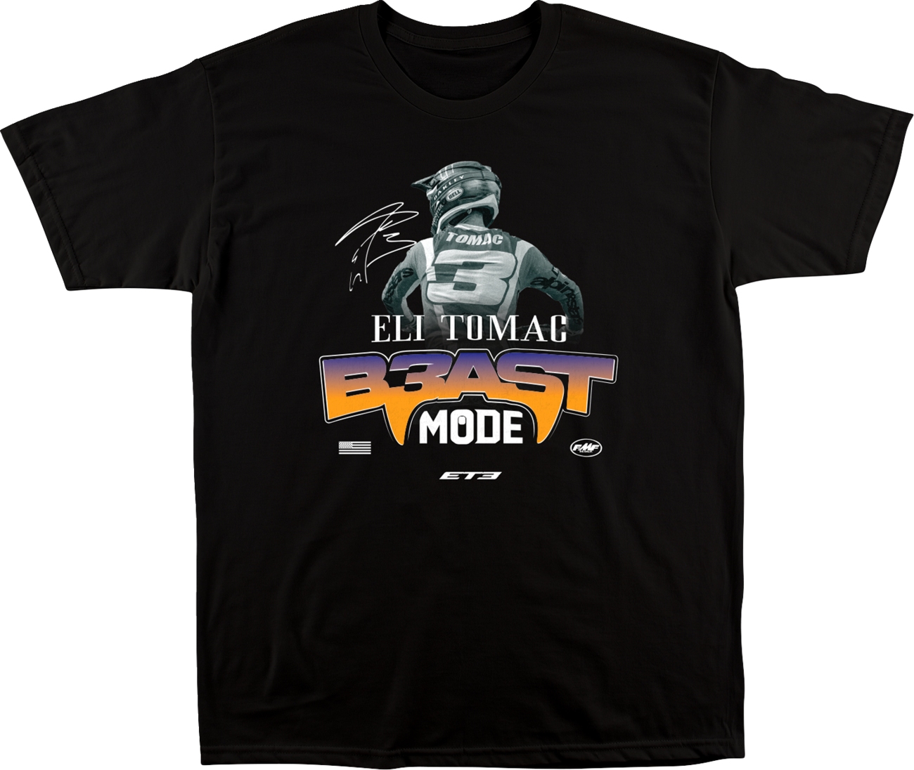 FMF Beast Mode T-Shirt - Black - Medium SU25118911BLKMD