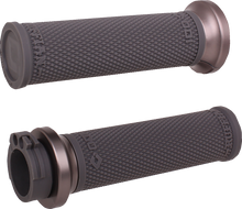 ODI Ruffian Lock-On Street Grips - Cable - Black/Gunmetal V30HCWH-H