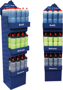 POLAR BOTTLE Free Standing Display - Holds 48 MFS4801