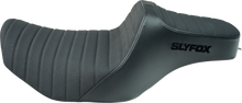 SLYFOX High Noon Seat - Vinyl - Classic Stitch - Black Logo - FLH/FLT '23-'24 4704A-SlyFox