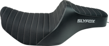 SLYFOX High Noon Seat - Vinyl - Classic Stitch - Gray Logo - FLH/FLT '23-'24 4704B-SlyFox