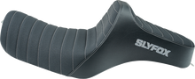 SLYFOX High Noon Seat - Vinyl - Classic Stitch - Silver Logo - Silver Stitch - XL '04-'22 4709B-SlyFox